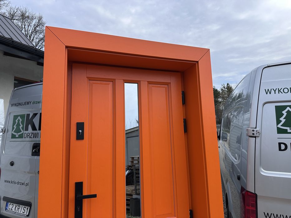 Drzwi zewnętrzne drewniane Na wymiar czyste powietrze Cała Polska
