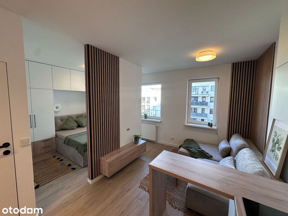Nowa kawalerka 29,8 m² z wydzieloną sypialnią i balkonem – Rataje