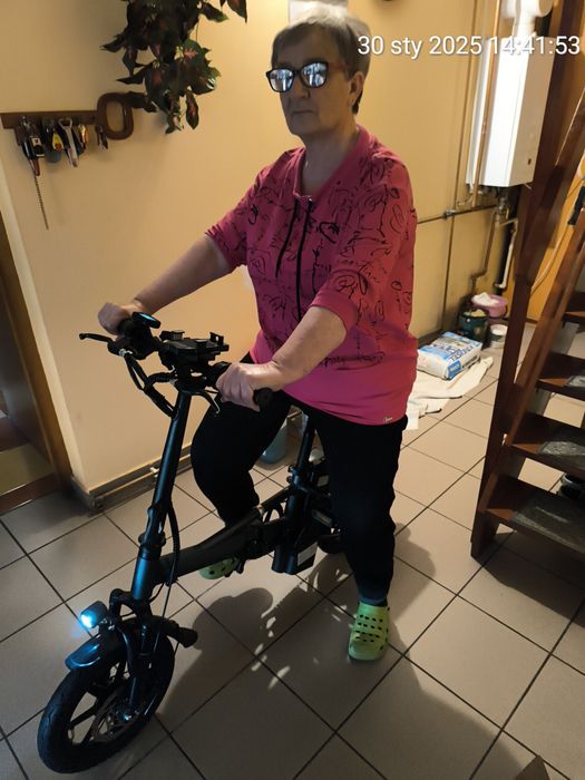 Rower elektryczny ,składany bateria 750