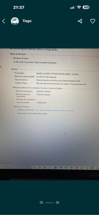 Asus N750J i7 vendo ou troco