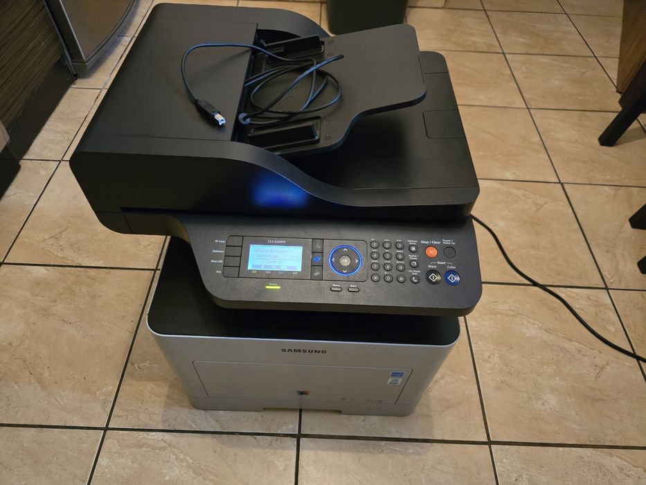 Drukarka wielofunkcyjna samsung clx-6260fr oryg tonery, jak nowa