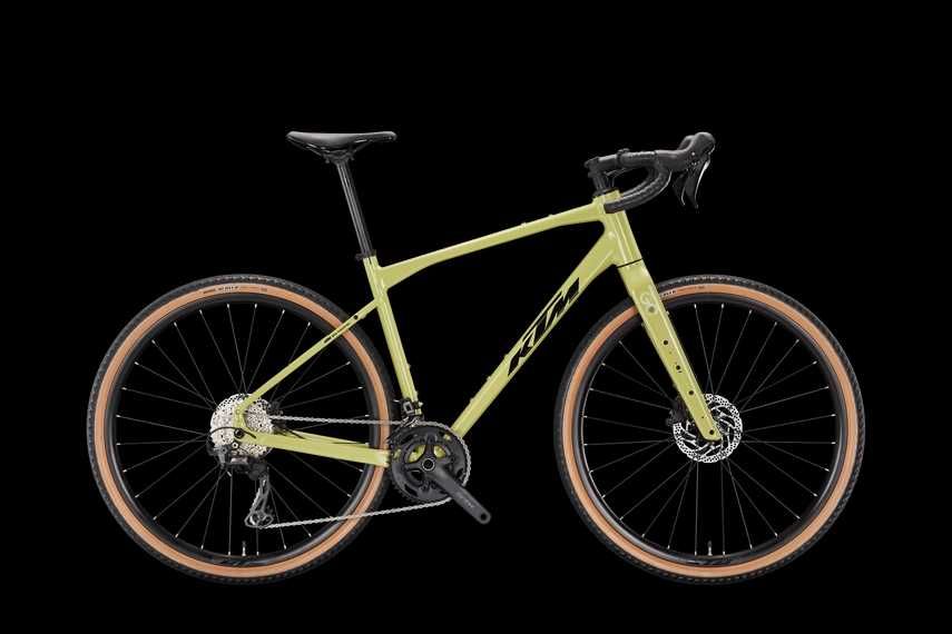 Rower Gravel KTM Gravelator 10 (Keen Green) - Shimano GRX / Karbonowy Widelec