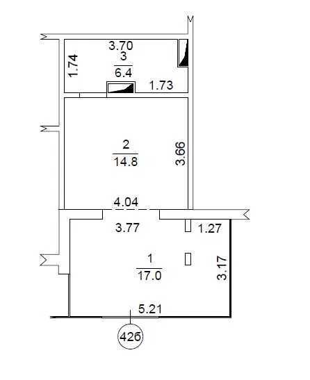 Продам Фасад/магазин 39 м2 Осокорки/Позняки з мереж.Орендарем