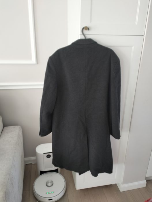 Wełniany klasyczny płaszcz Wellington