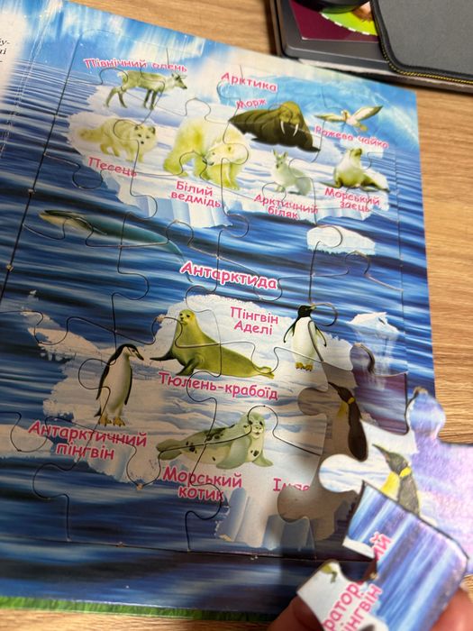 Книга пазл про тварин