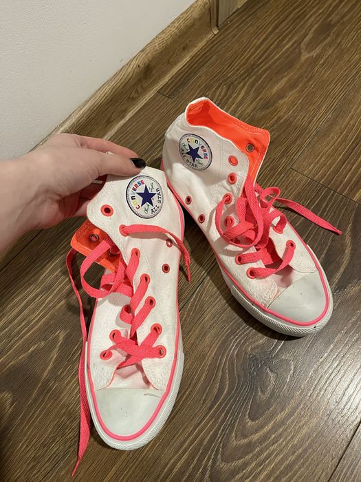 Buty Converse Biało-różowe