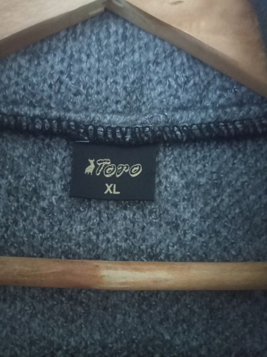 Płaszcz kardigan a'la wełniany rozm XL Toro