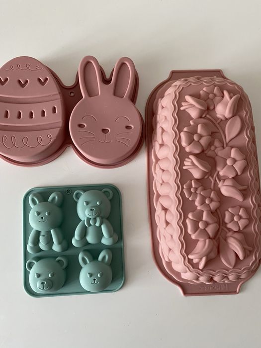 Набір силіконових форм для випічки кексів Sinsay 3шт