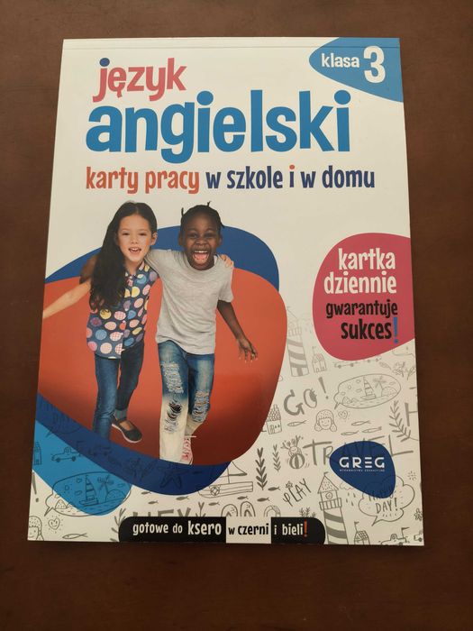 Język angielski karty pracy w szkole i w domu, klasa 3