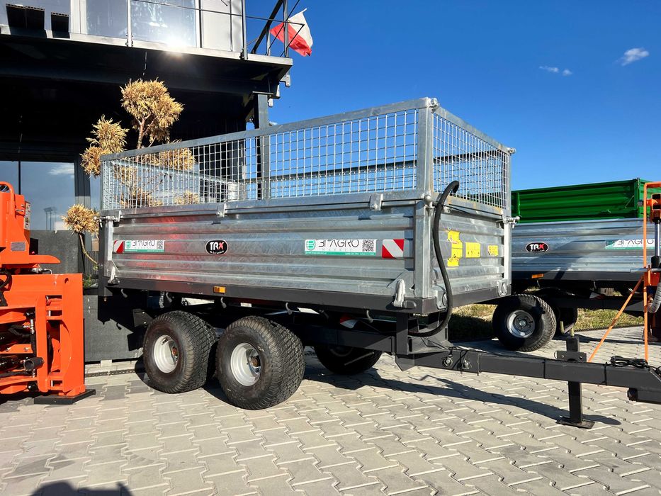 Przyczepka przyczepa ogrodowa budowlana 1.5 -2.5T +Kiper TANdem -RATY