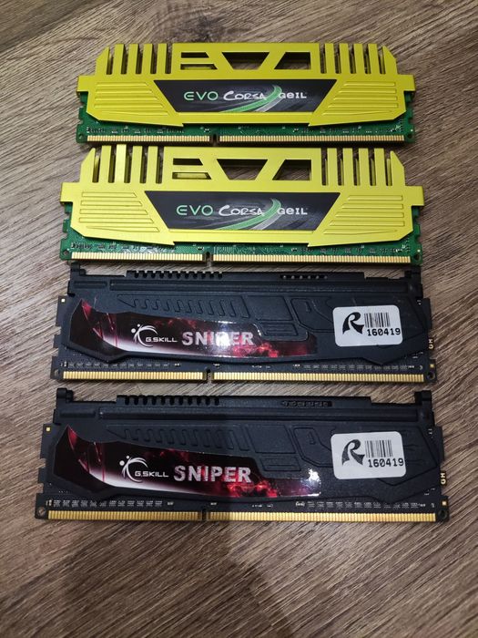 Оперативна пам'ять 8 gb ddr3 Geil evo corsa ціна за пару