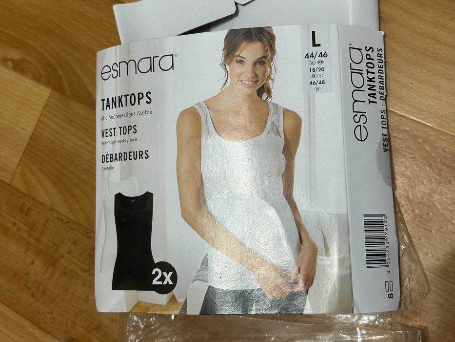 Майка женская Esmara с кружевом  XL новая в упаковке