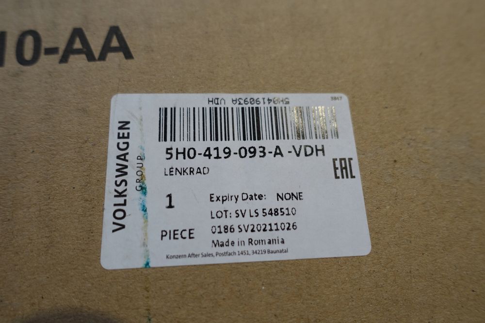 vw golf viii 8 kierownica łopatki igła jak nowa