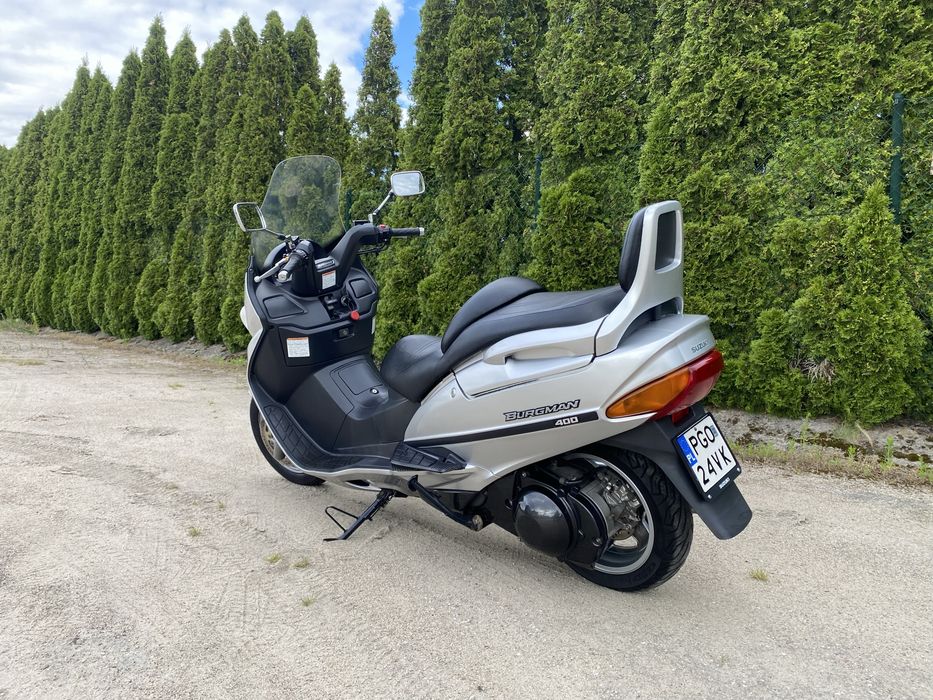 Suzuki Burgman AN 400 maly przebiegskuter motocykl super stan