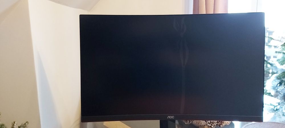 Monitor AOC na części uszkodzony