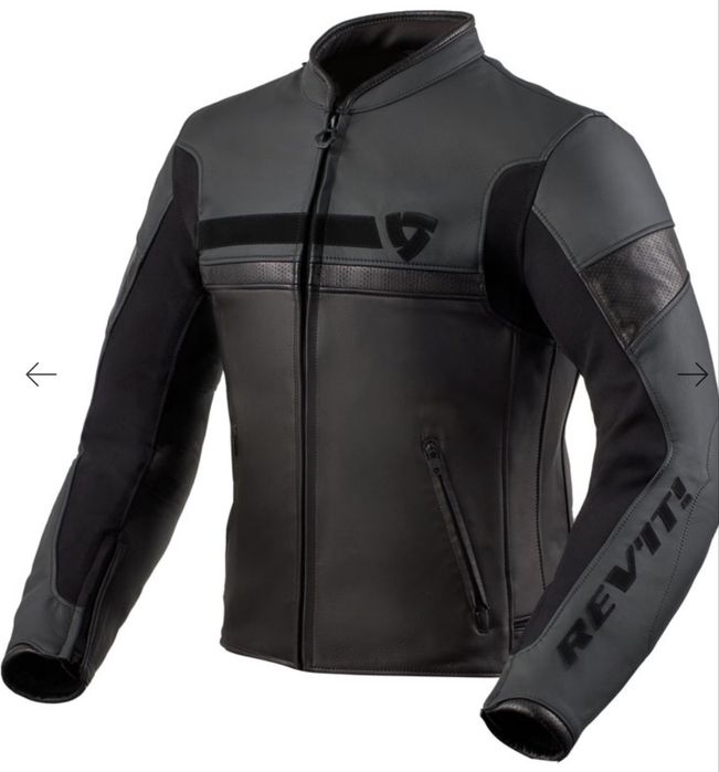 Kurtka Motocyklowa SkórzanaREV’IT! MILE CZARNA L