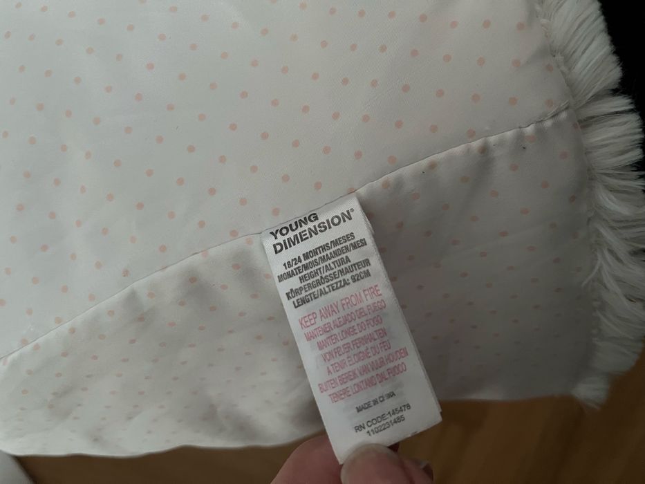 Futerko plaszczyk do chrztu lub inna okazję