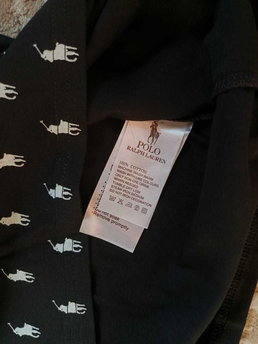 T-shirt bawełniany Polo Ralph Lauren - monogram XXL