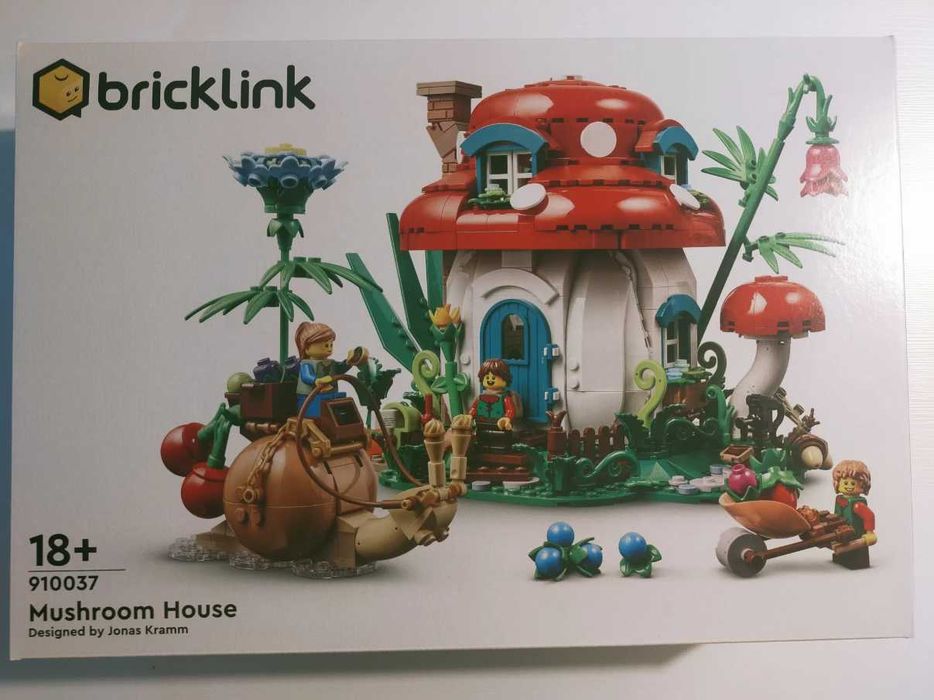 LEGO BrickLink designer program 910037 Mushroom House Grzyb