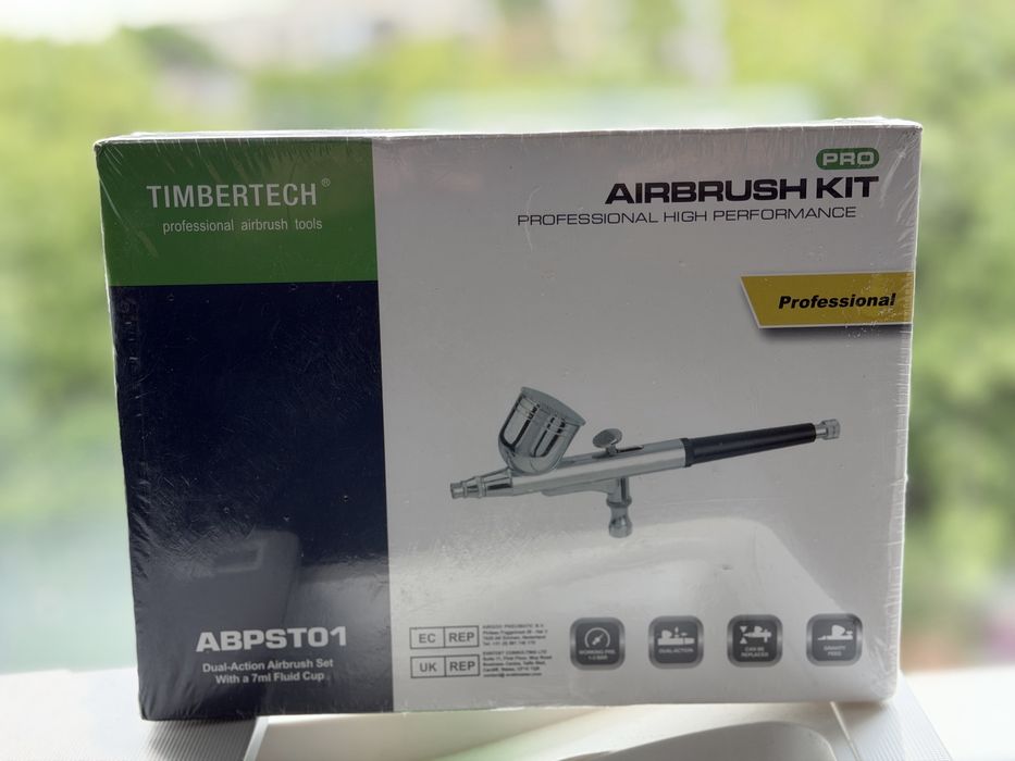 Продам новый профессиональный аэрограф двойного действия Timbertech ABPST01