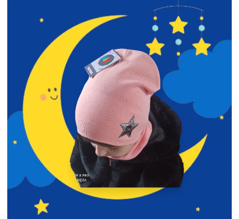 Шапка для дівчат. Шапка до куртка