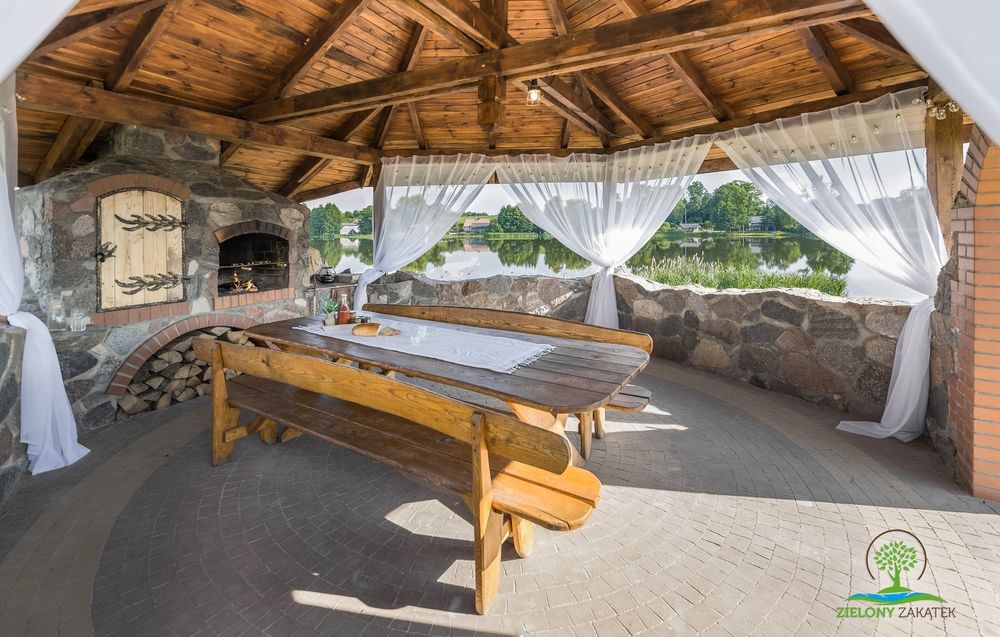 Domek nad jeziorem Mazury sauna i jacuzzi