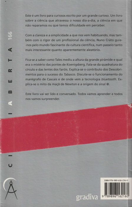 Passeio Aleatório pela Ciência do Dia-a-Dia - Nuno Crato