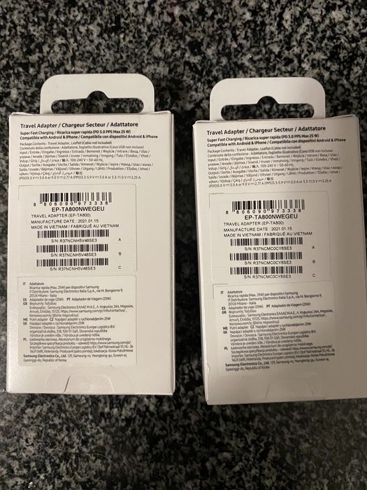 Carregador Adaptador Samsung USB C - Novo