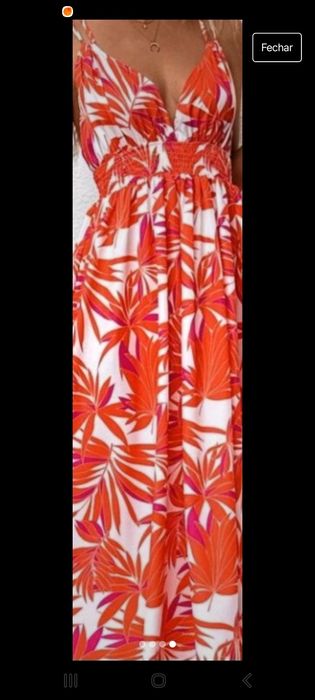 Vestido comprido novo