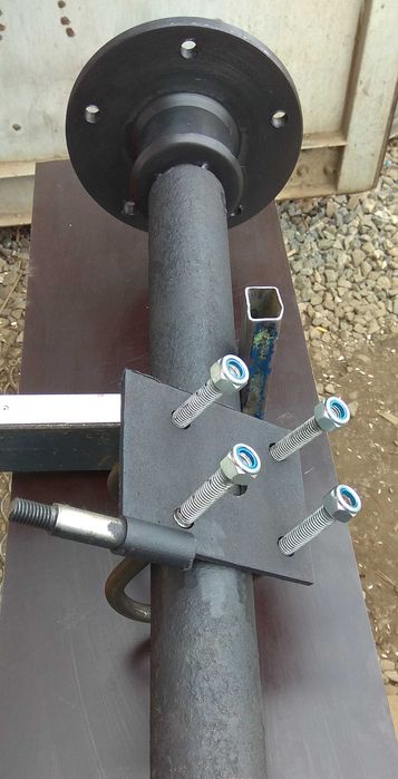 Ось (вісь балка) на легковой прицеп Лидер Фермер из буровой трубы: 2 ...