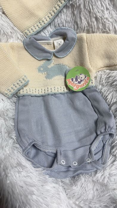 Fofo/macacão de bebé de malha 3m NOVO