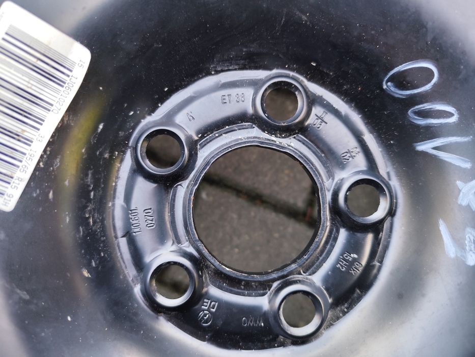 Koło zapasowe 5x100 R15 + organizer na klucze