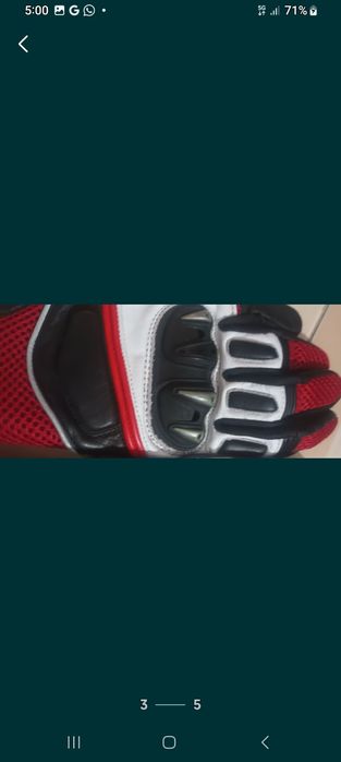 Luvas moto Alboreto novas sem uso 10€ e Mg usadas apenas 5€