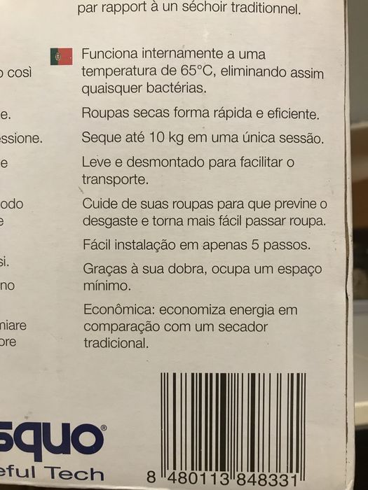 Secador de Roupa portatil