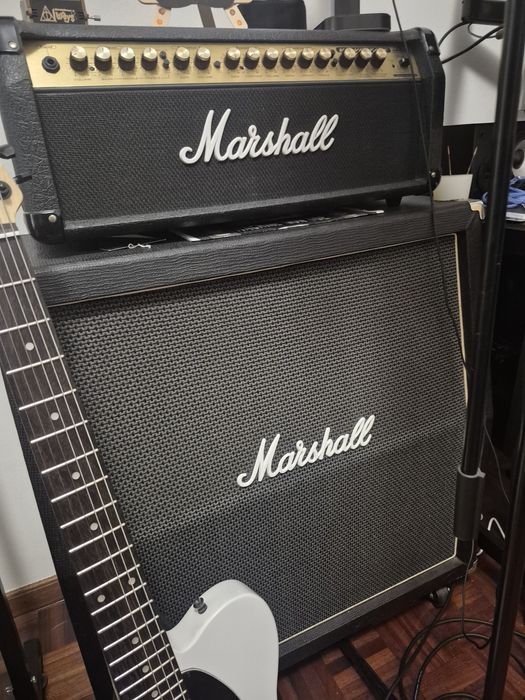 Marshall VS100 + Cabinet 4x12 angulada Seventy 80