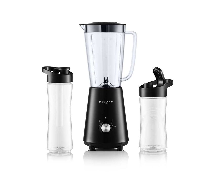 MOCNY Blender Smoothie Koktajli 350W Tryb Pulsacyjny + 2 BUTELKI