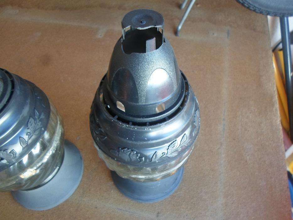 candeeiro de parede + lamparinas