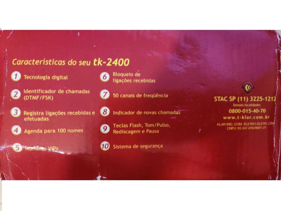 Радиотелефон TK--2400 2,4Ггц