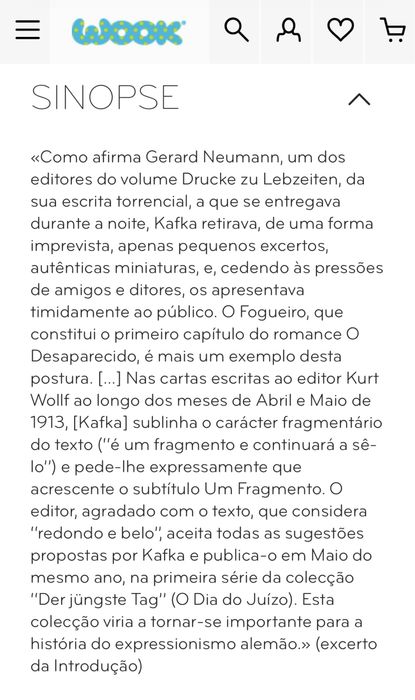 “O Fogueiro”, Franz Kafka