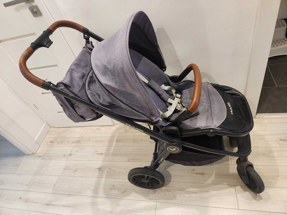Wózek Muuvo Quick 2.0 Graphite spacerowy + gondola + akcesoria +gratis