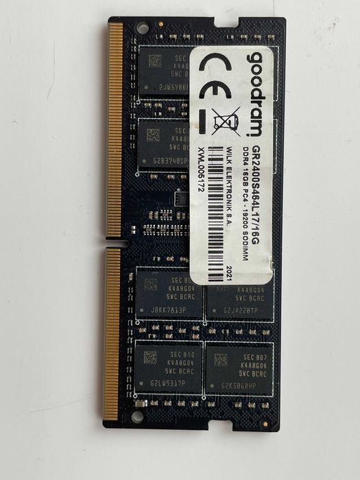 Пам'ять GOODRAM 16 GB SO-DIMM DDR4 2400 MHz (GR2400S464L17/16G)