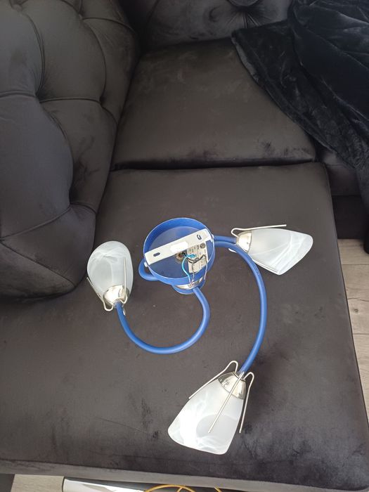 Lampa sufitowa kolor niebieski (chaber)