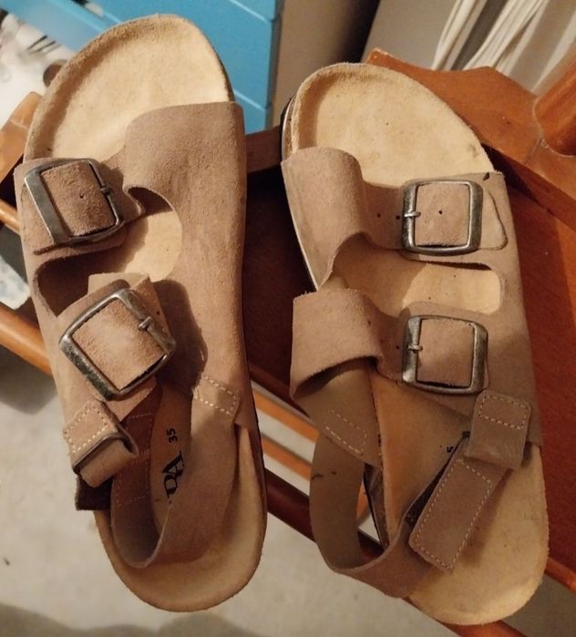 Sandálias de senhora/menina Zara tamanho 35