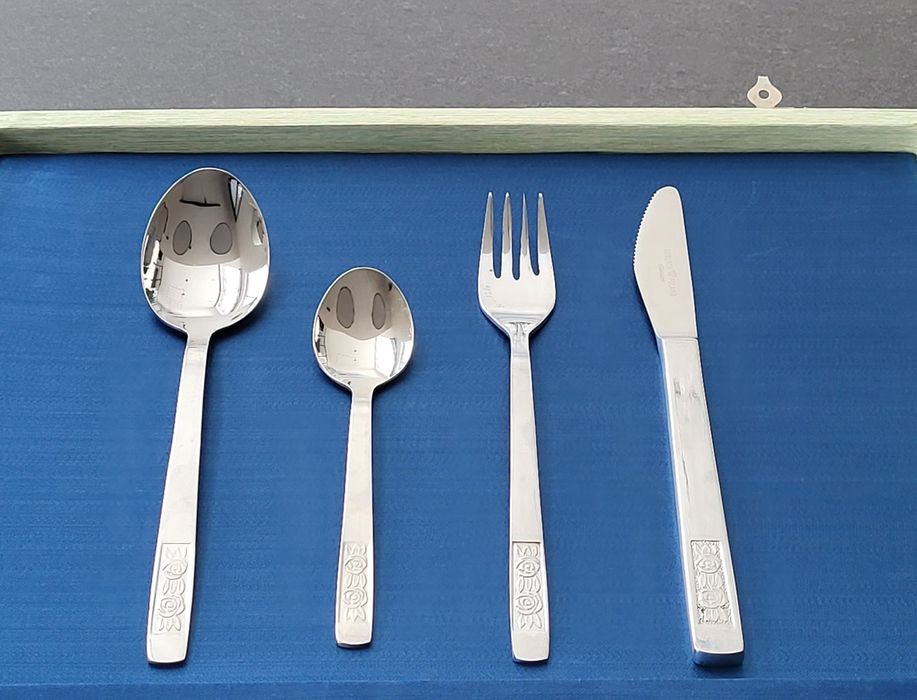 Zestaw Sztućców GERLACH w walizce PRL 1977