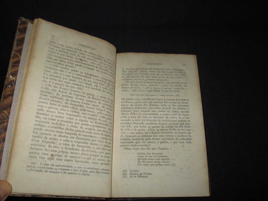 Livro Guia Histórico do Viajante em Coimbra 1867