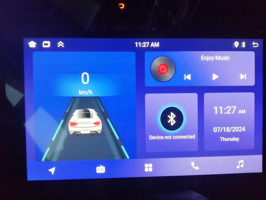 Rádio Android GPS Wi-Fi 9polegadas