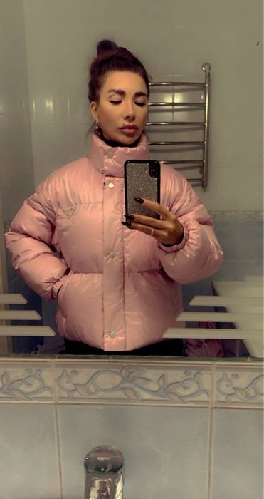 Куртка Prada в цвете пыльная роза