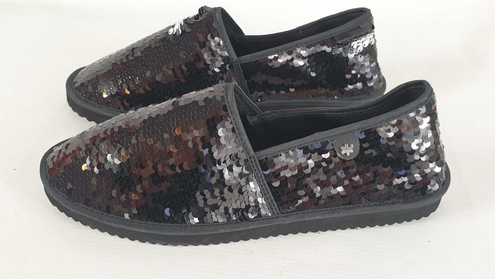 flip flop espadryle   cekiny rozmiar  37