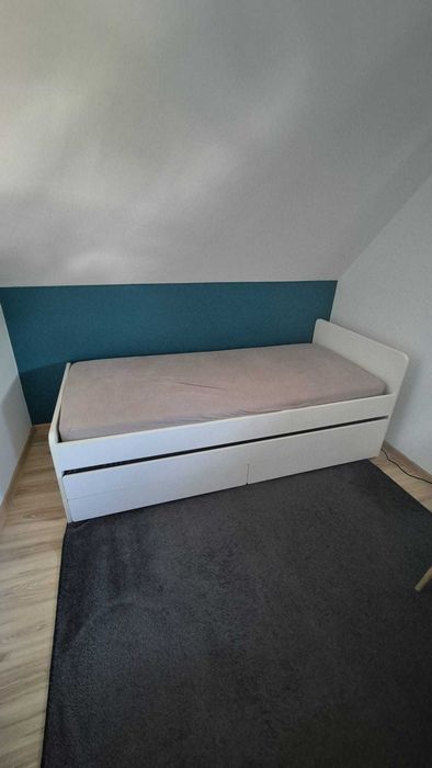 zestaw łóżko  z biurkiem