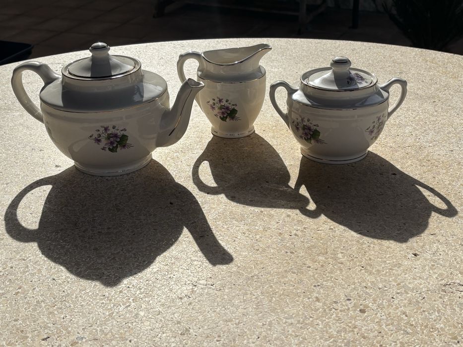 Conjunto de chá Sacavém numerado